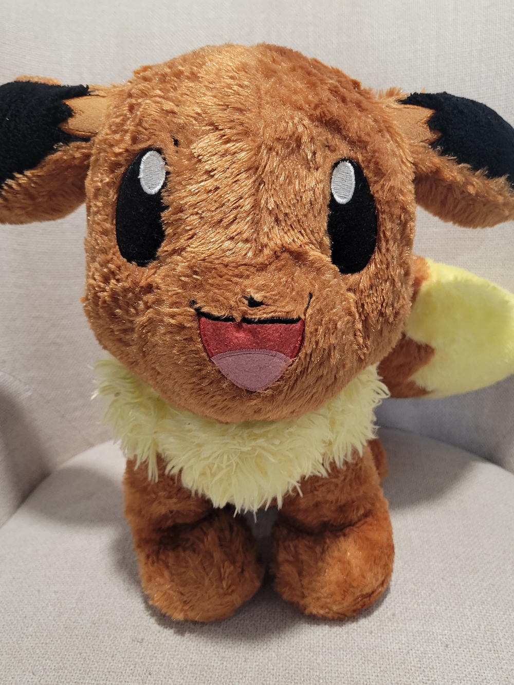 Build-A-Bear Pokemon Eevee Plush 16" Authentic Stuffed Animal Nintendo Exc Cond